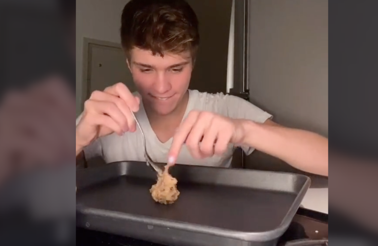 Man Bakes All Cookie Dough Pieces Inside Ben & Jerry’s Ice Cream