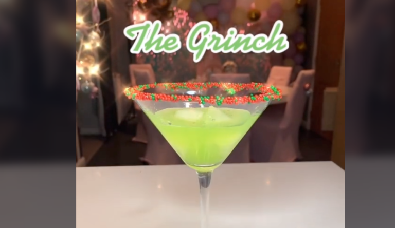 This Viral Grinch Cocktail Is Making Our Holidays More Festive