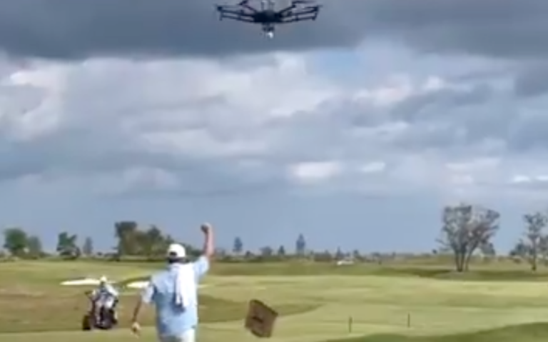 Michael Jordan’s Golf Course Takes To The Air To Deliver Food And Beer Via Drone
