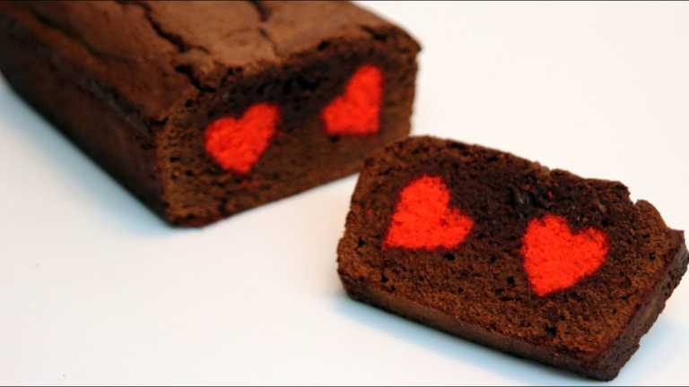 How To Make A Chocolate Cake With Hidden Hearts Inside