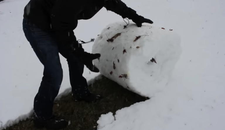 Try ‘Rolling’ Your Snow Covered Driveway Instead Of Shoveling It