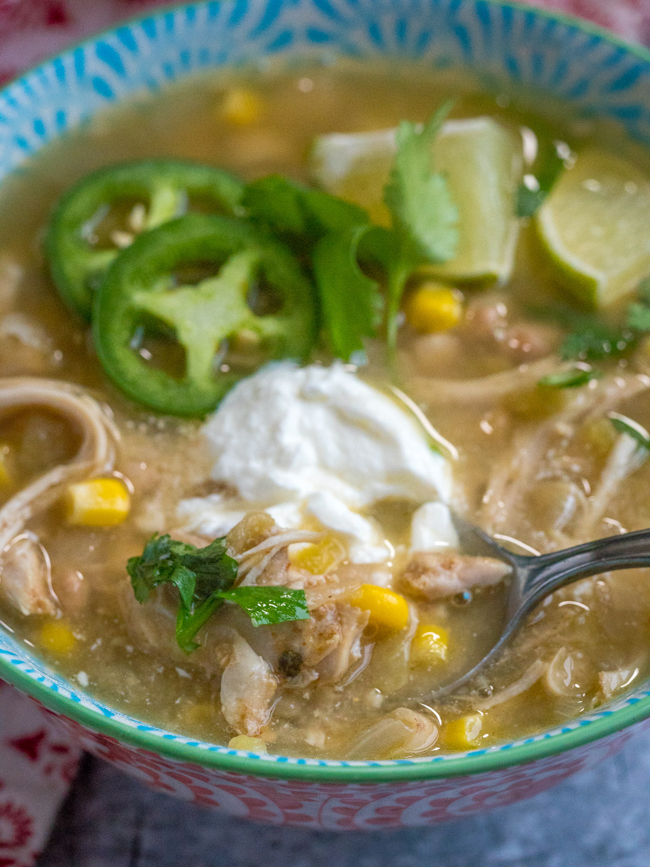 Slow Cooker White Chicken Chili-image