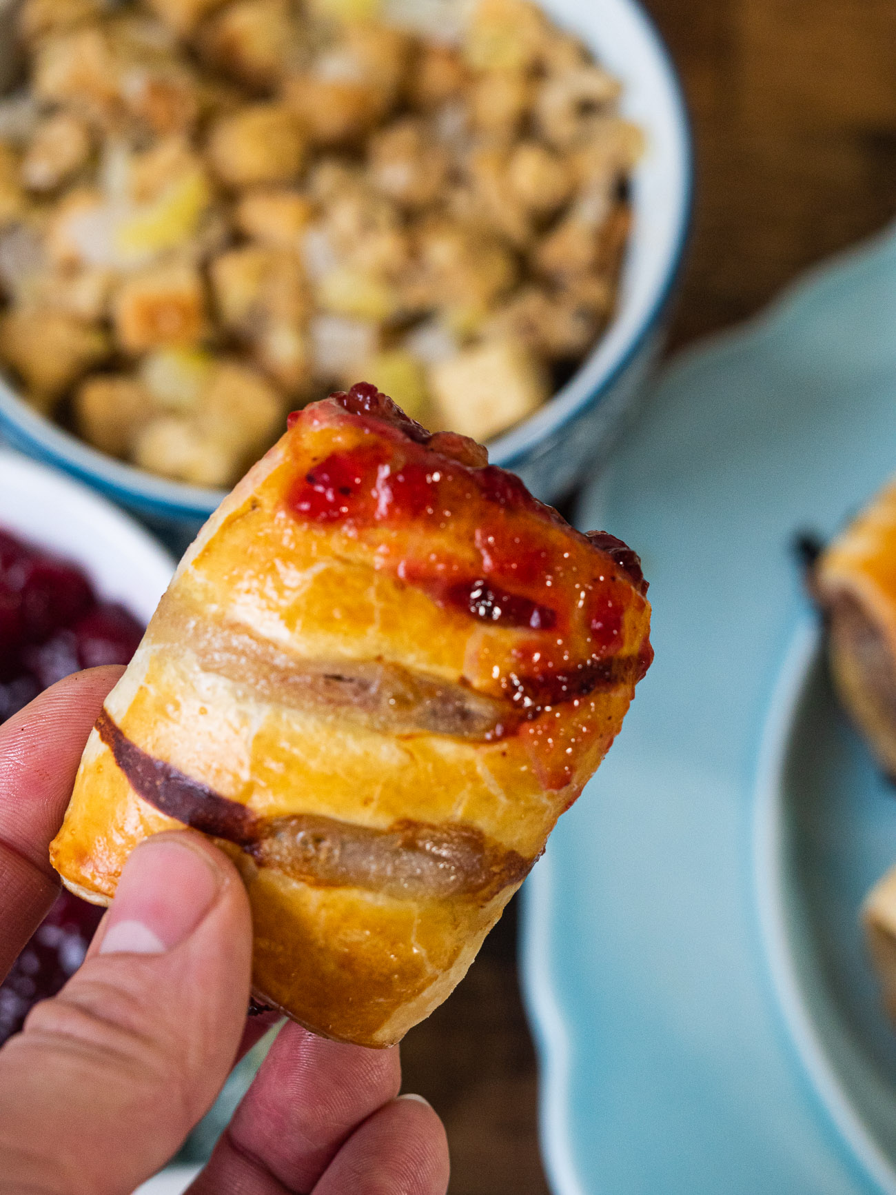 Turkey Cranberry Sausage Rolls-image