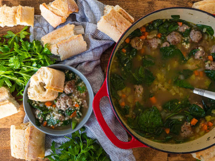 Italian Wedding Soup - The Cozy Cook