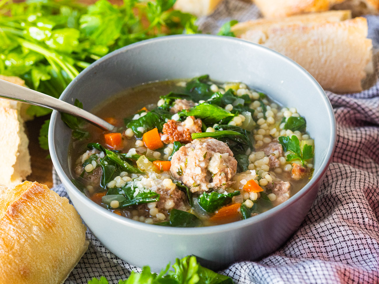 One Pot Italian Wedding Soup Recipe