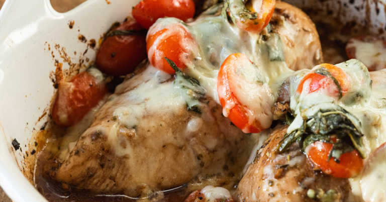 Bruschetta Baked Chicken