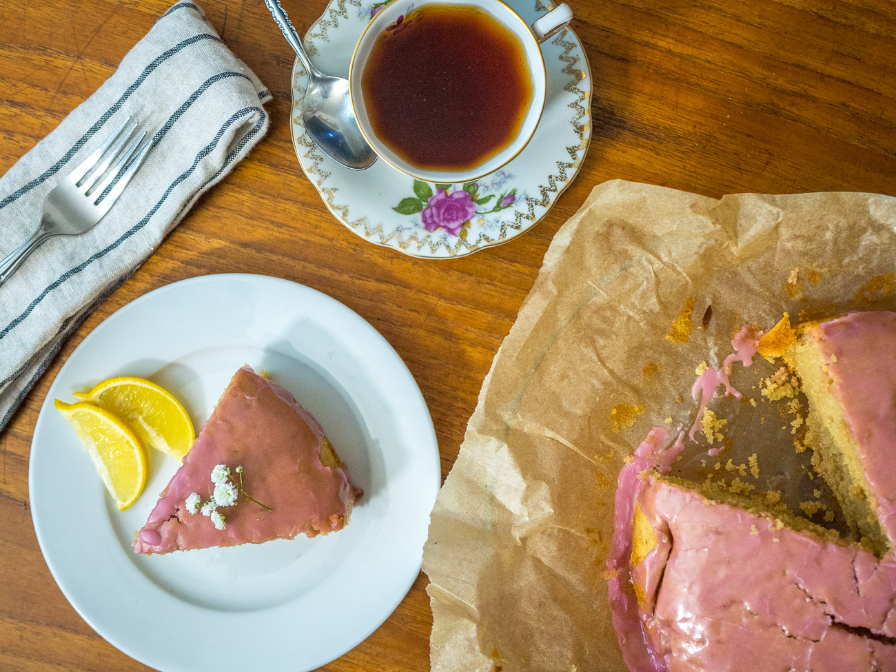 Earl Grey Tea Cakes Recipe with Lemon Glaze