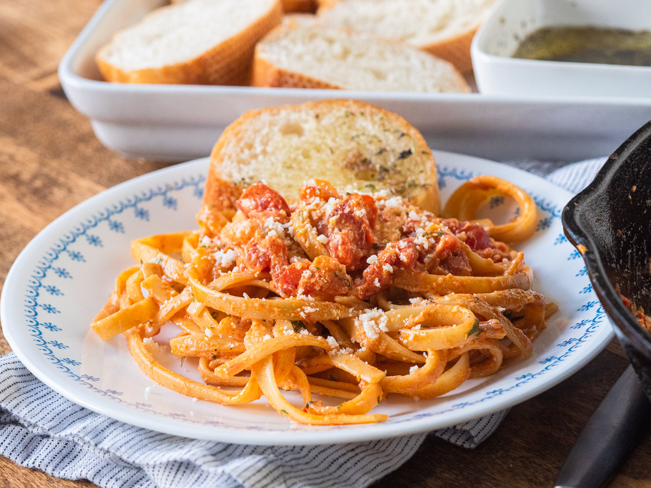 Fettuccine Romano | 12 Tomatoes