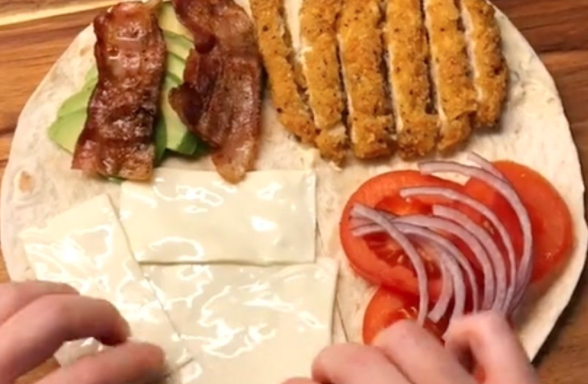 TikTok Hack For Making A Layered Burrito Goes Viral