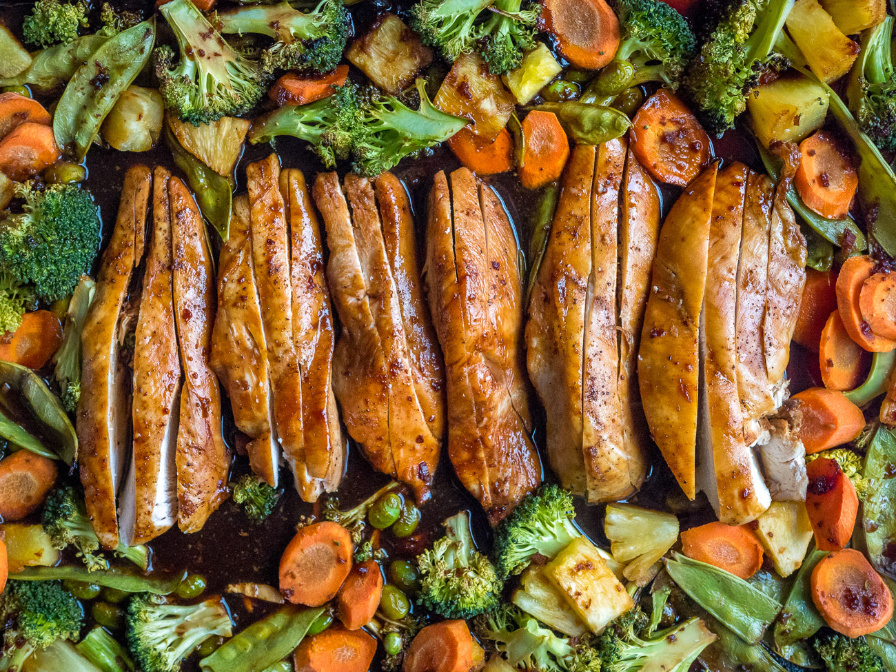 Sheet Pan Teriyaki Chicken and Vegetables | 12 Tomatoes