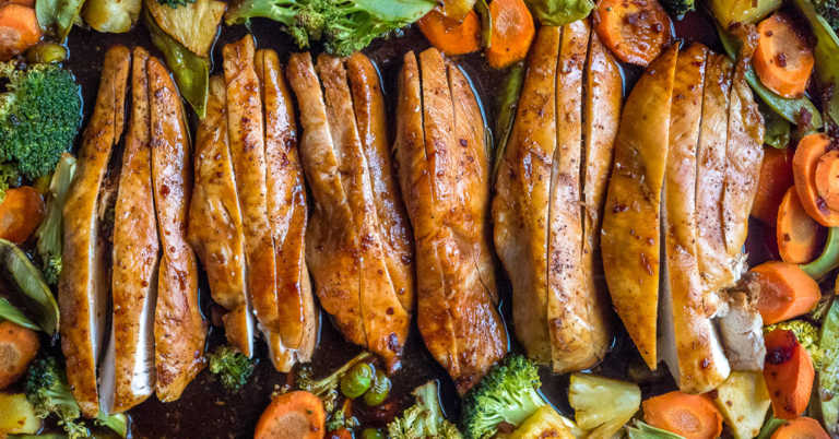 Sheet Pan Teriyaki Chicken and Vegetables