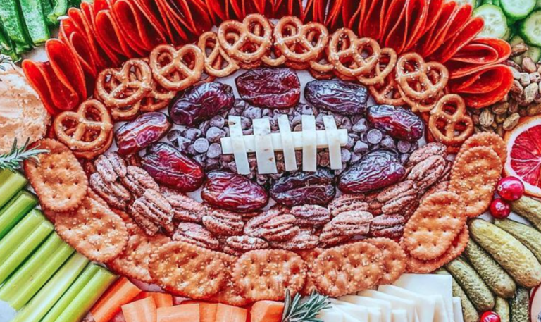 Make These Football-Inspired Charcuterie Boards For The Big Game