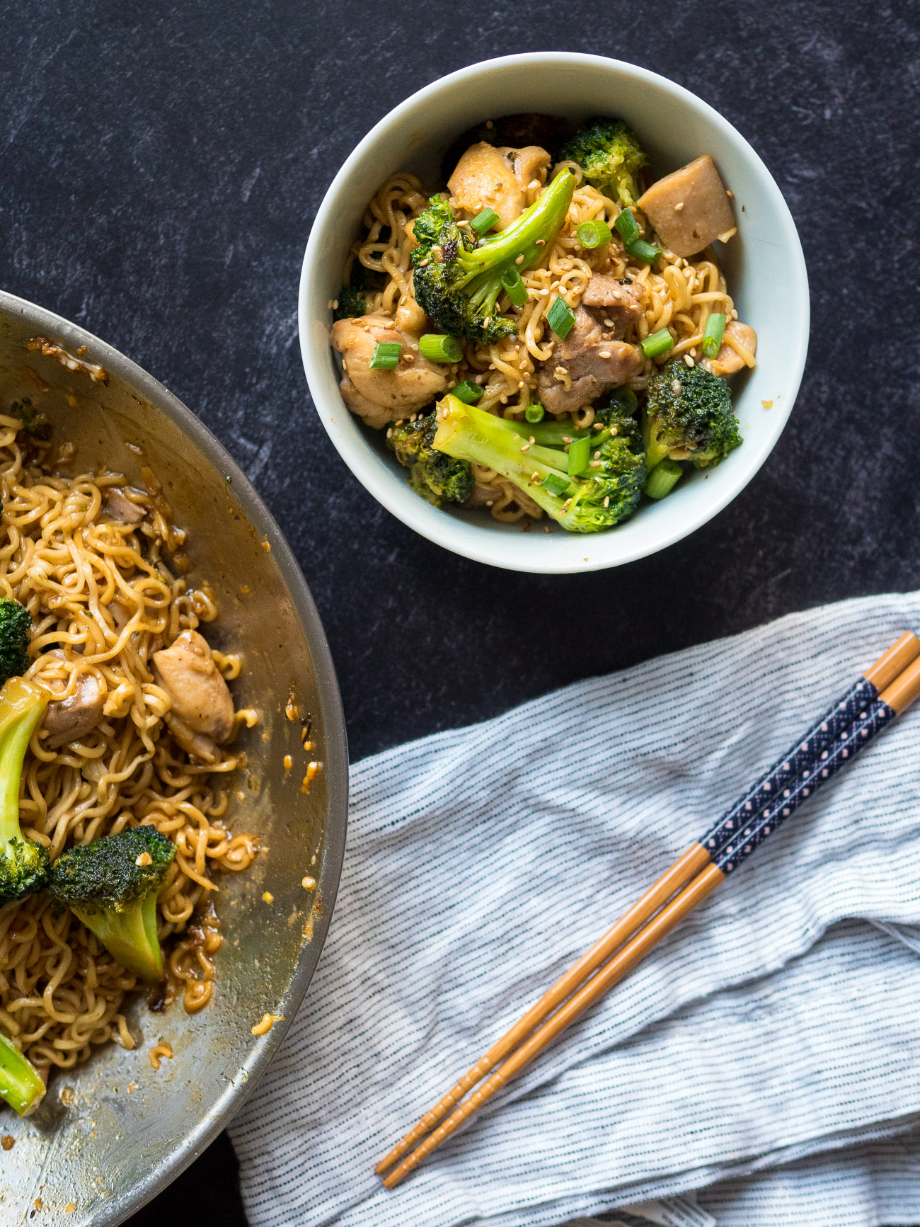 Chicken Broccoli Ramen Stir Fry - Lolo Home Kitchen