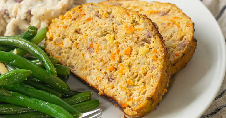 Apple Dijon Turkey Meatloaf