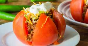 Low Carb Taco Tomatoes
