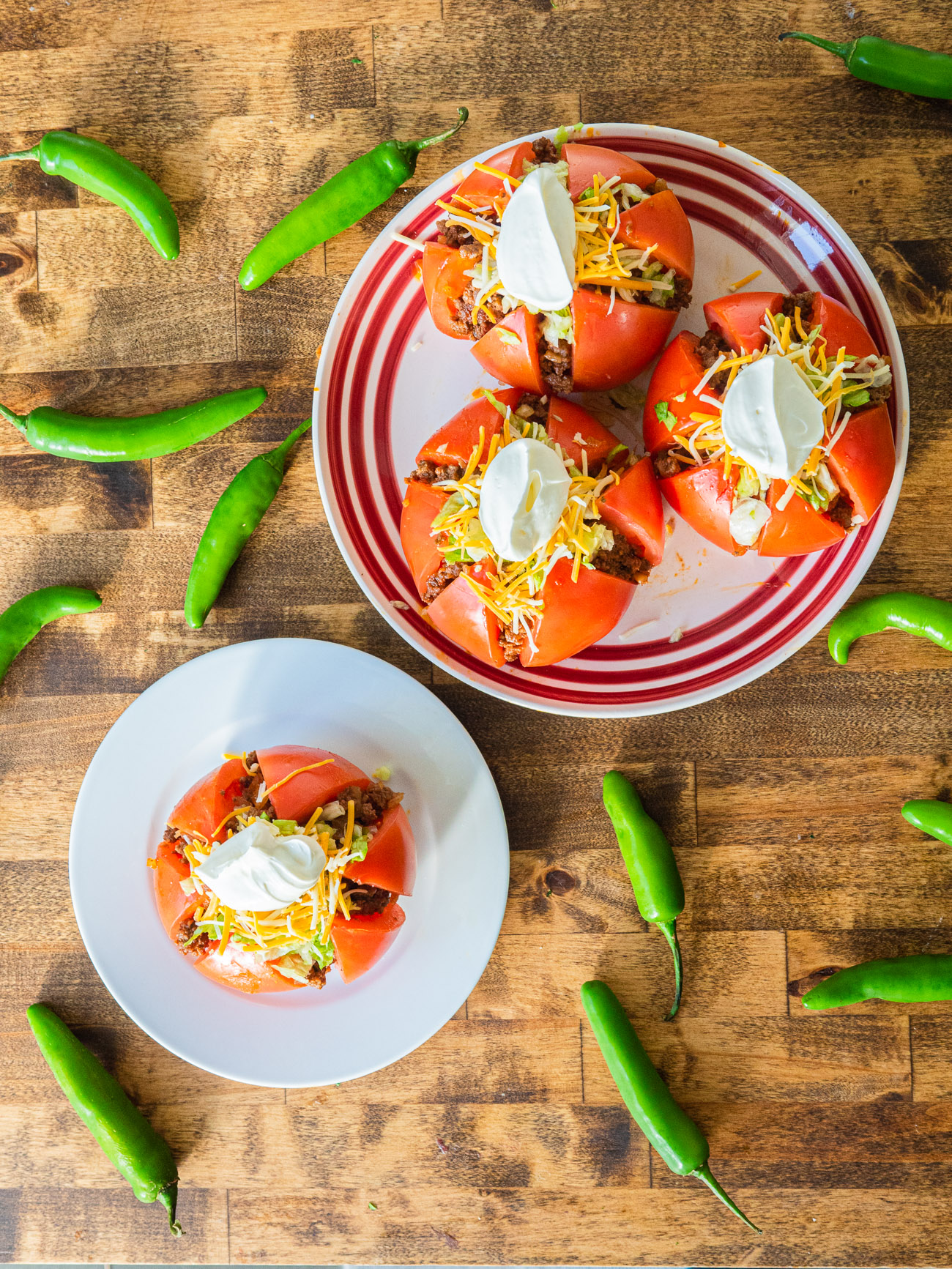 Low Carb Taco Tomatoes