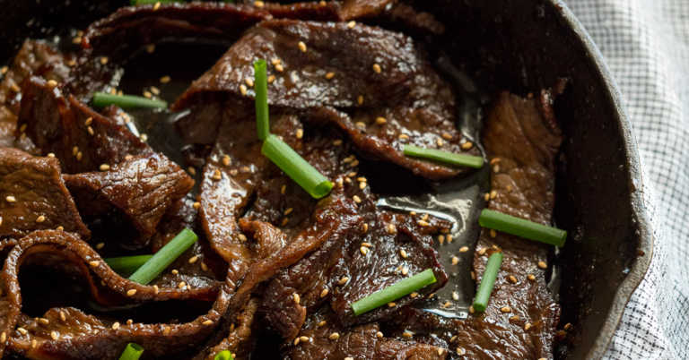Copycat PF Chang’s Mongolian Beef