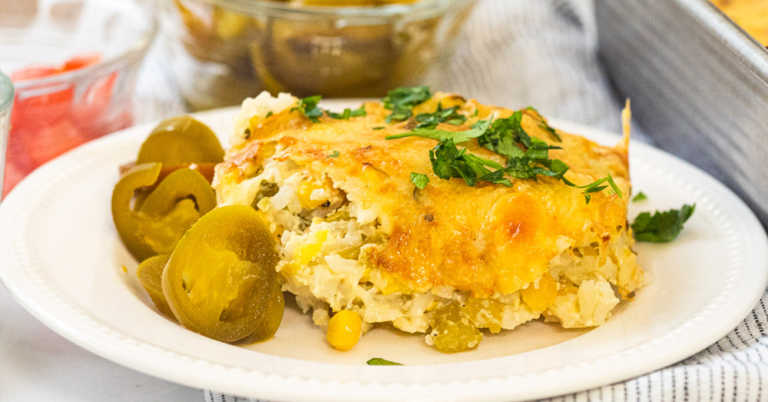 Baked Sour Cream Chile Rice