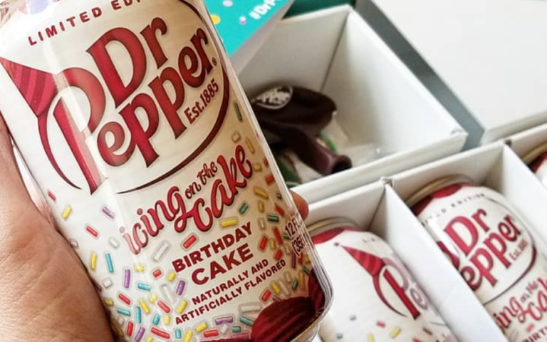 Dr. Pepper Now Has A Birthday Cake-Flavored Soda