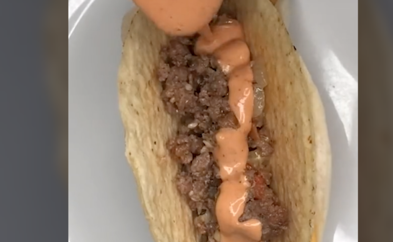 Woman Accidentally Creates An Optical Illusion While Filming A Cooking Tutorial