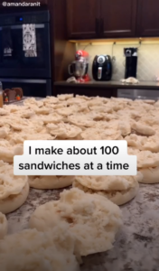 Mom’s Meal Prep Hack Shows How She Makes 100 Sandwiches At A Time | 12 ...