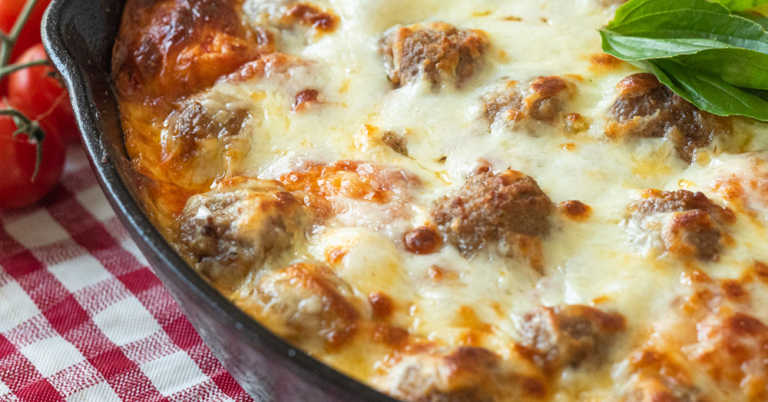 Meatball Sub Bubble Up Bake