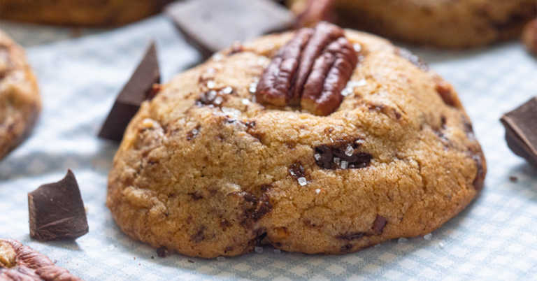 Bourbon Pecan Chocolate Chunk Cookies