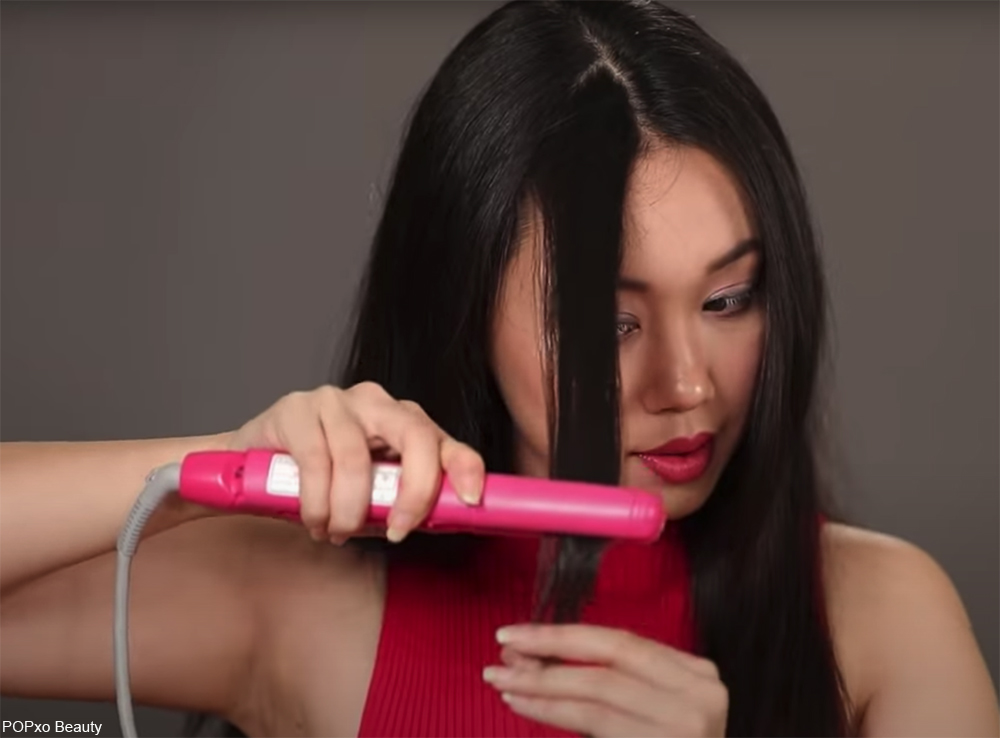 how to style long hair to make you look younger