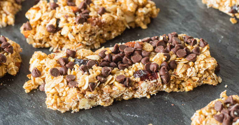 Chewy No Bake Granola Bars