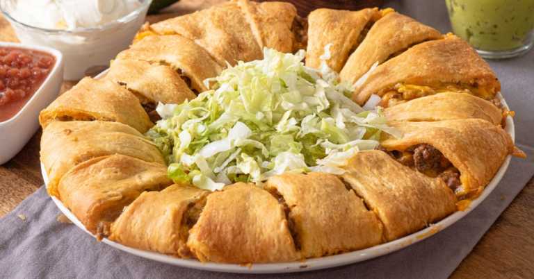 Taco Crescent Roll Ring