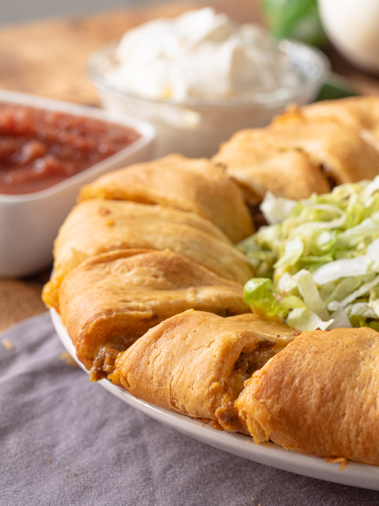 Taco Crescent Roll Ring