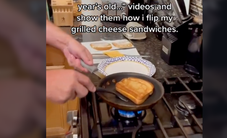 The Internet Is Divided Over The ‘Right Way’ To Flip A Grilled Cheese