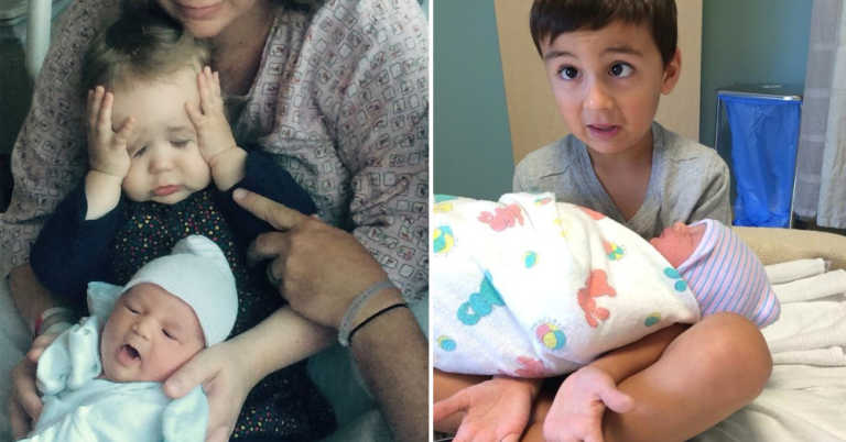 Kids’ Hilarious Reactions To Their New Siblings