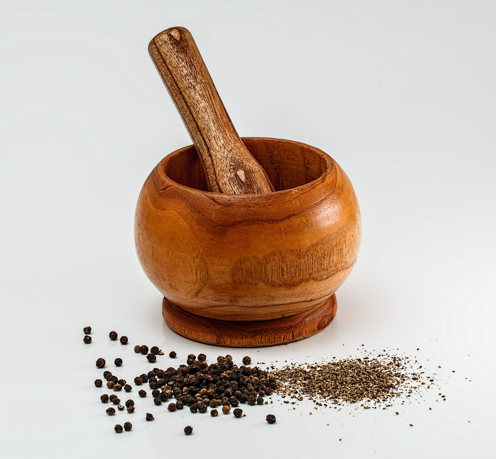 Pepper mortar and pestle