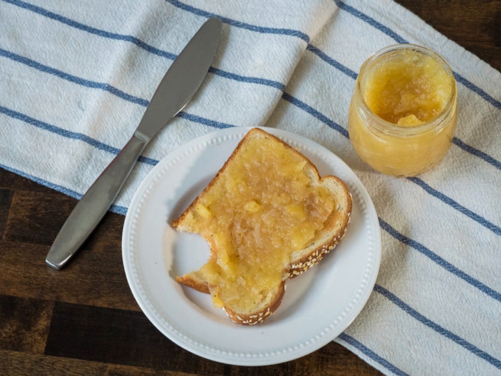 monkey butter spread on bread