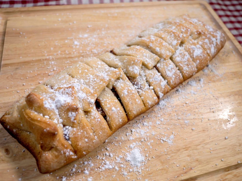 Nutella banana braid