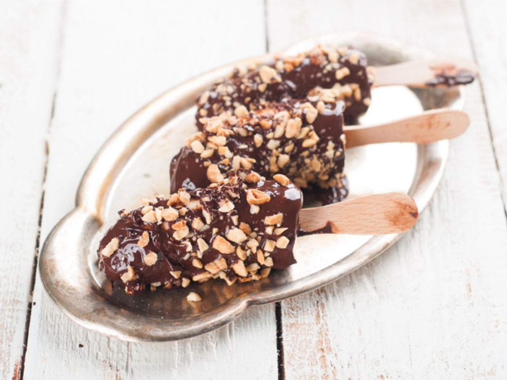 Chocolate Banana Pops