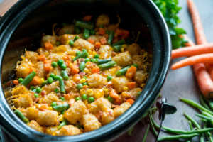 slow cooker chicken tater tot casserole recipe