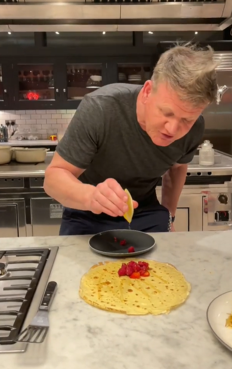 Gordon Ramsay Showed How He Makes His Pancakes