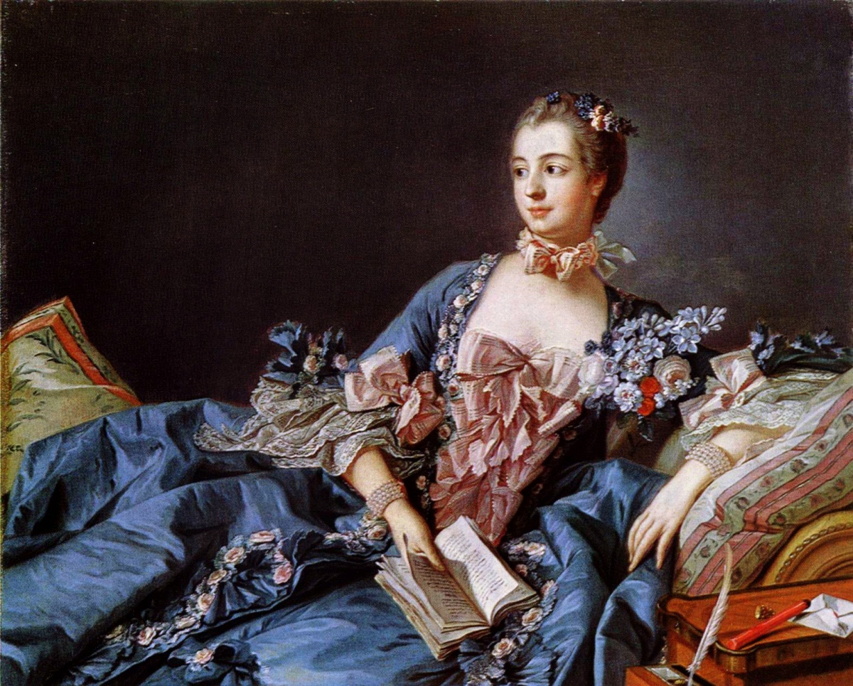 painting of Madame de Pompadour made by an unknown artist