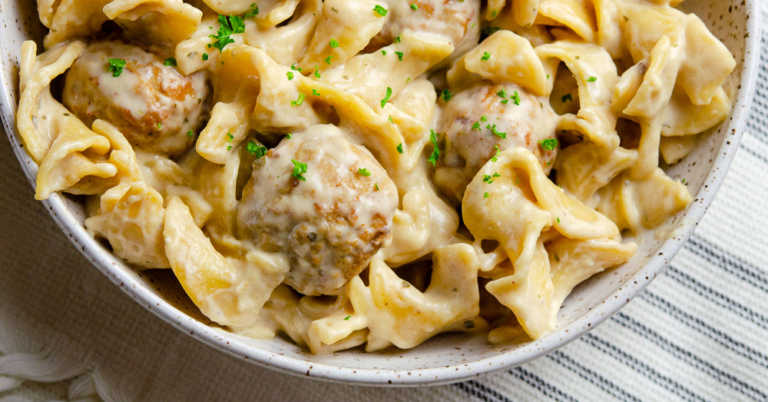 Instant Pot Swedish Meatballs and Noodles