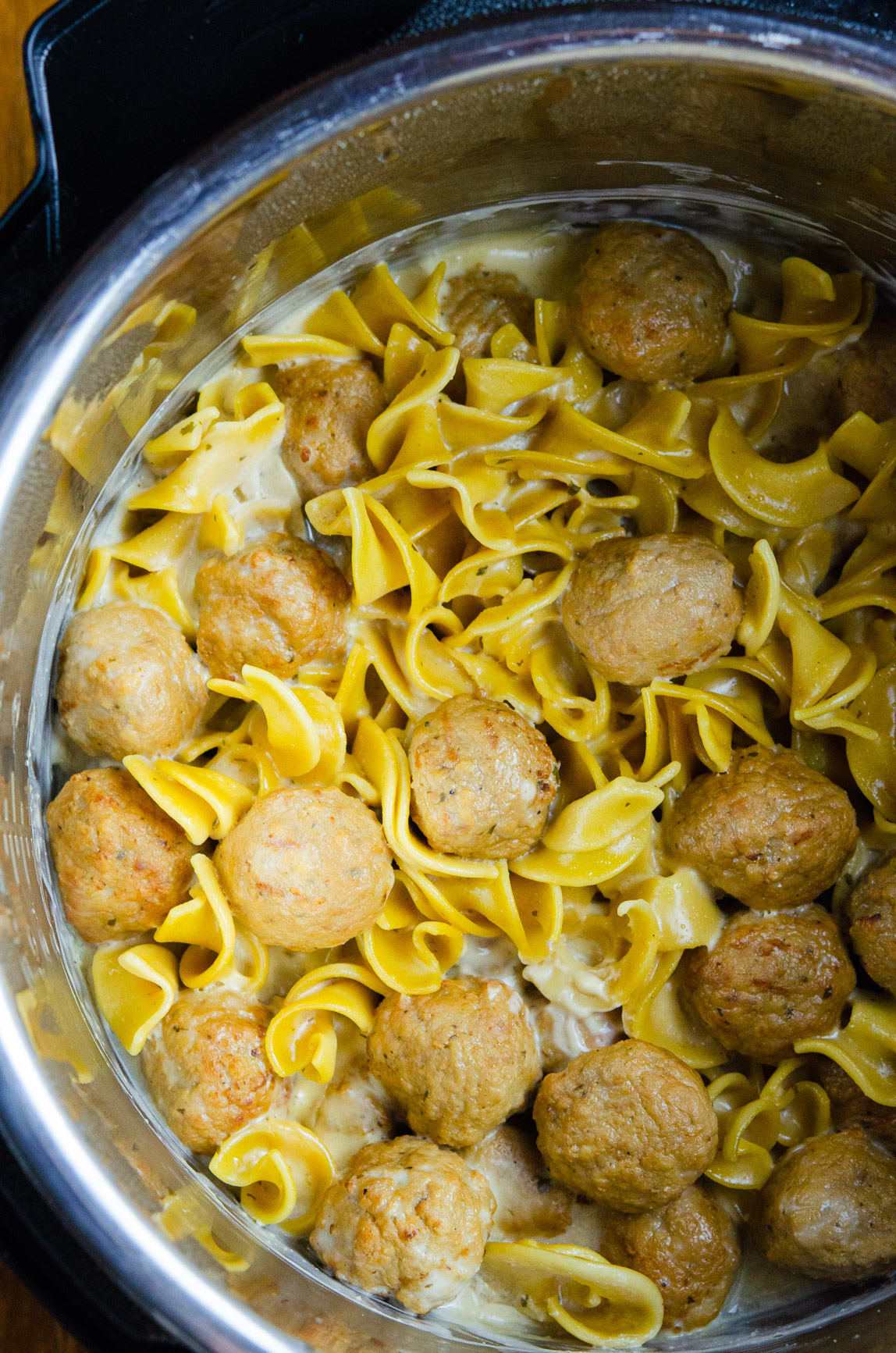 Instant Pot Swedish Meatballs and Noodles {VIDEO} - The Recipe Rebel