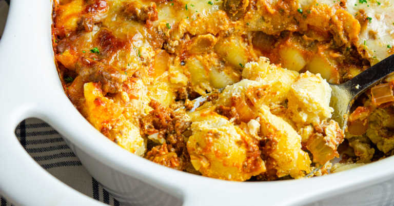 Unstuffed Shells Casserole