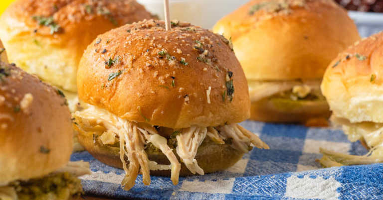 Pesto Chicken Sliders