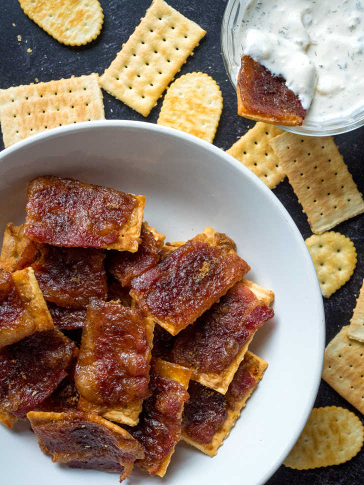 Candied Bacon Crackers | 12 Tomatoes