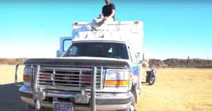 Man Converts Ambulance Into Gorgeous Tiny Home on Wheels