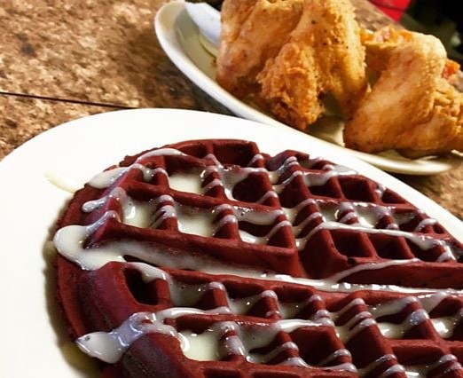 Red Velvet Chick and Waffles