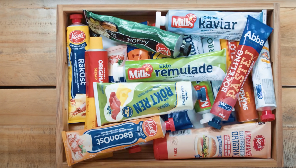 Swedish pastes in tubes