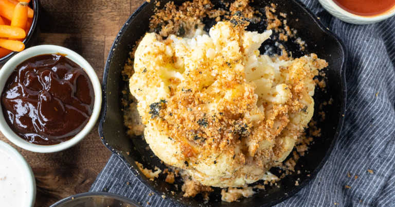 Crispy Cheddar Cauliflower