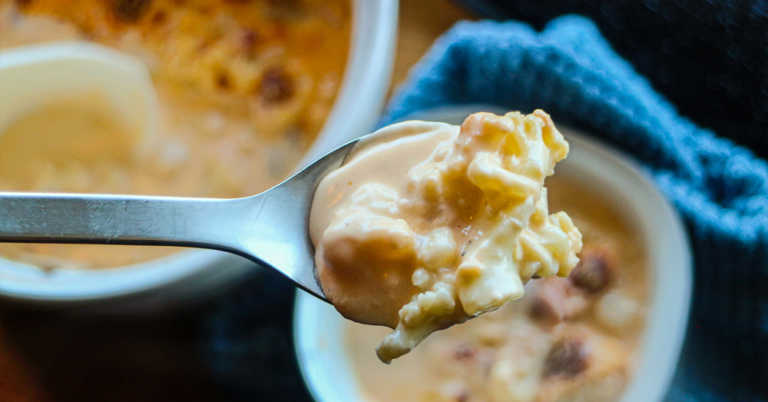 Keto Sausage “Mac” n Cheese